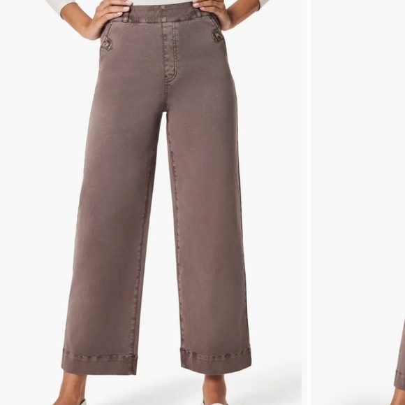 SPANX STRETCH TWILL CROPPED WIDE LEG PANT. SIZE 2X PETITE. - Picture 1 of 11